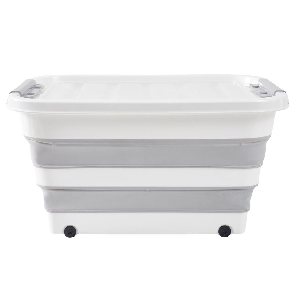 Box de rangement pliable 65L à roulettes 70x51xH31cm