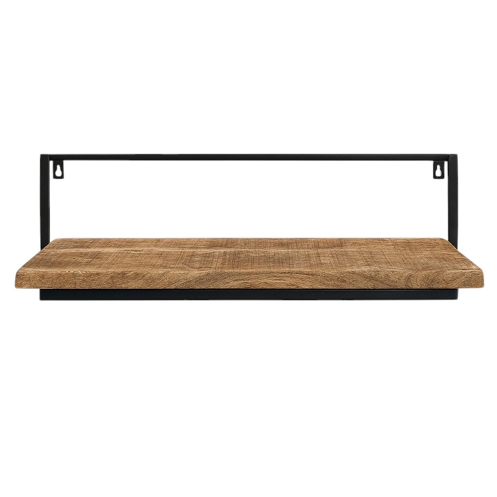 Vtw Living - Wandplank van Mangohout - Wandrek 100 x 30 x 25 cm