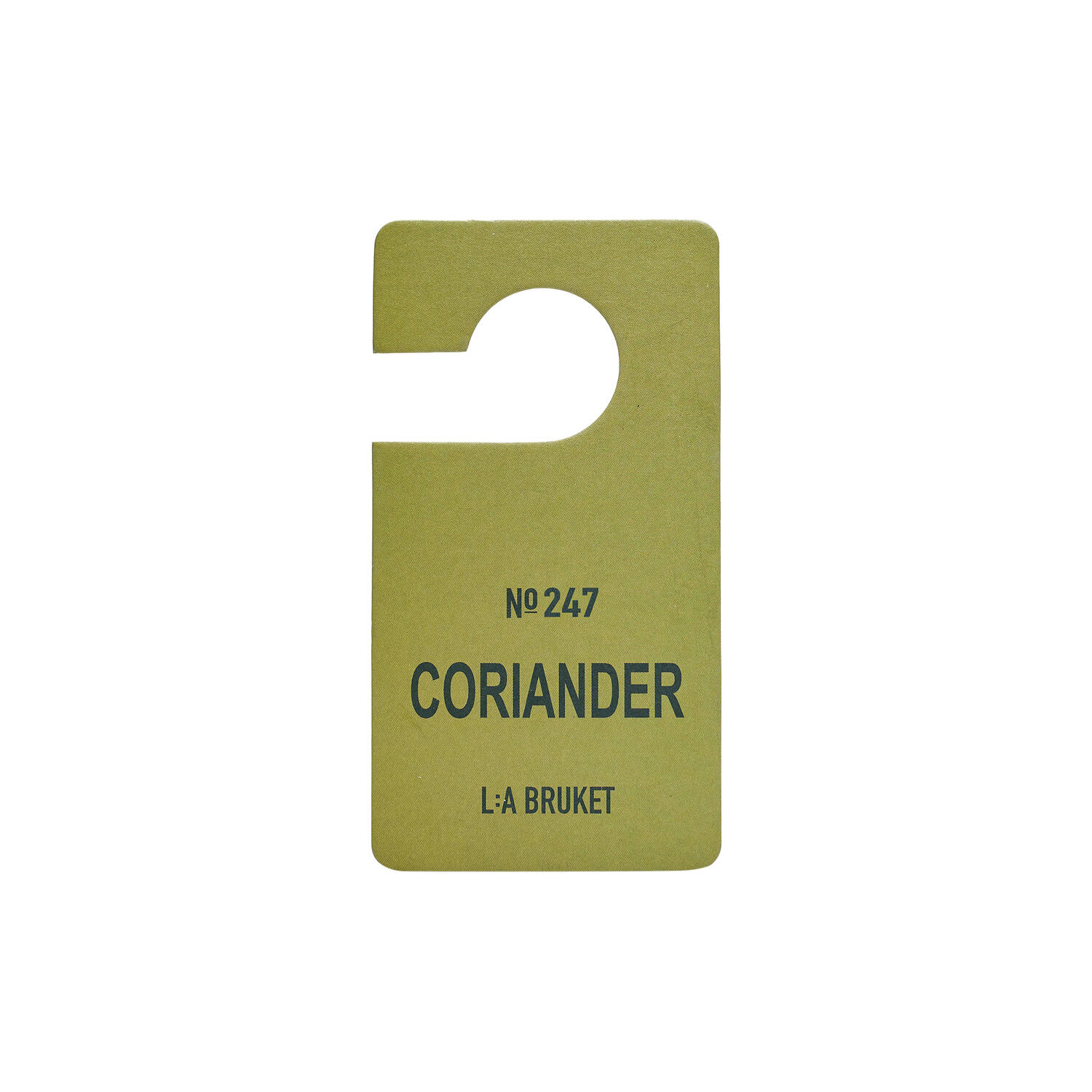 No. 247 Fragrance Tag, coriander