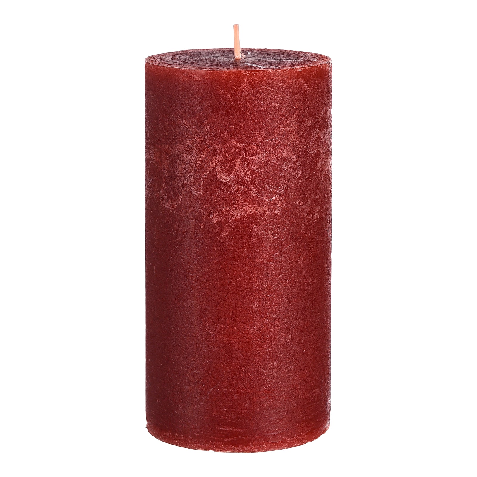 Stumpenkerze Rustik Rot, ⌀ 7.5 cm, H 150 mm