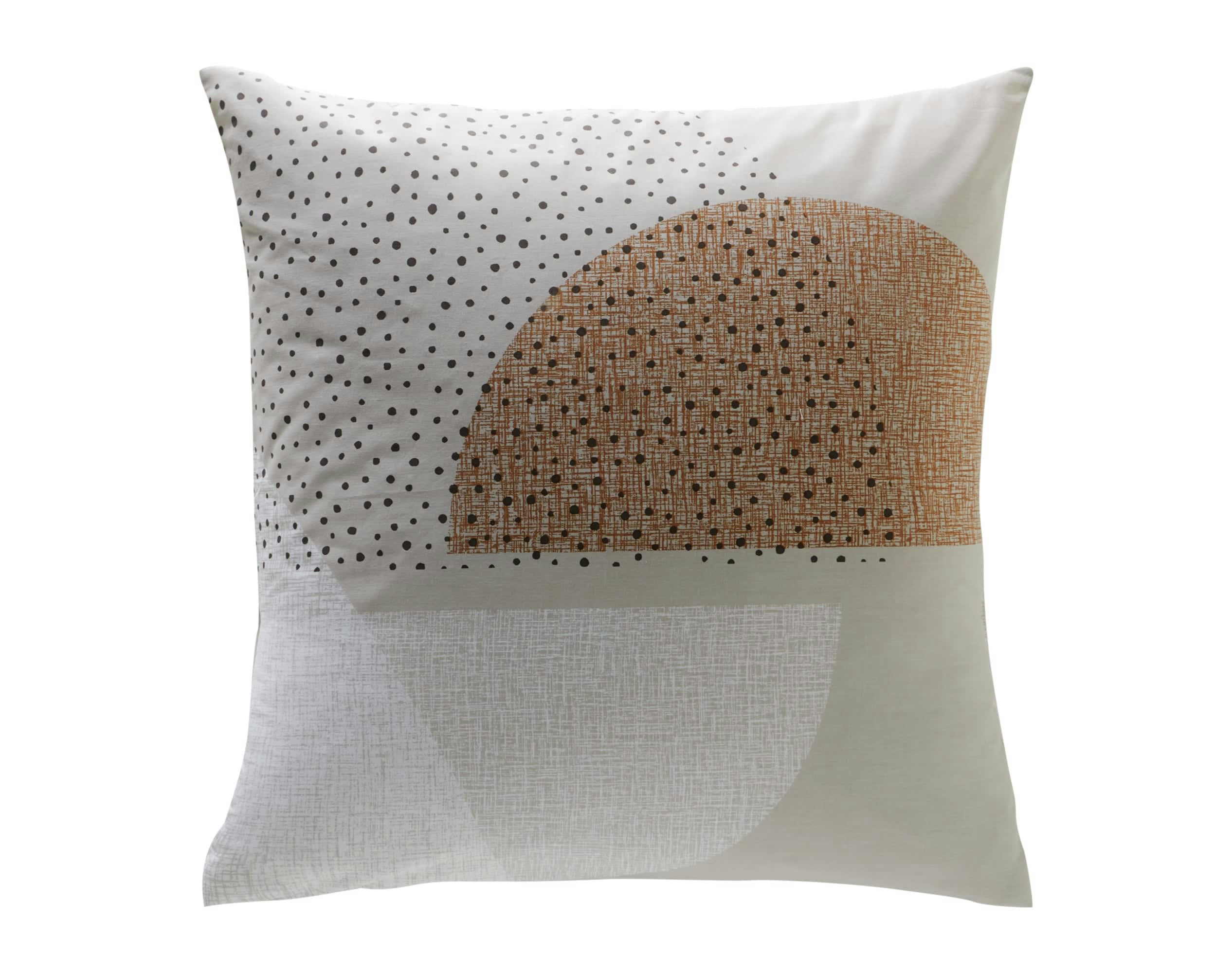 ORGANIC - Taie d'oreiller 65x65 beige en coton