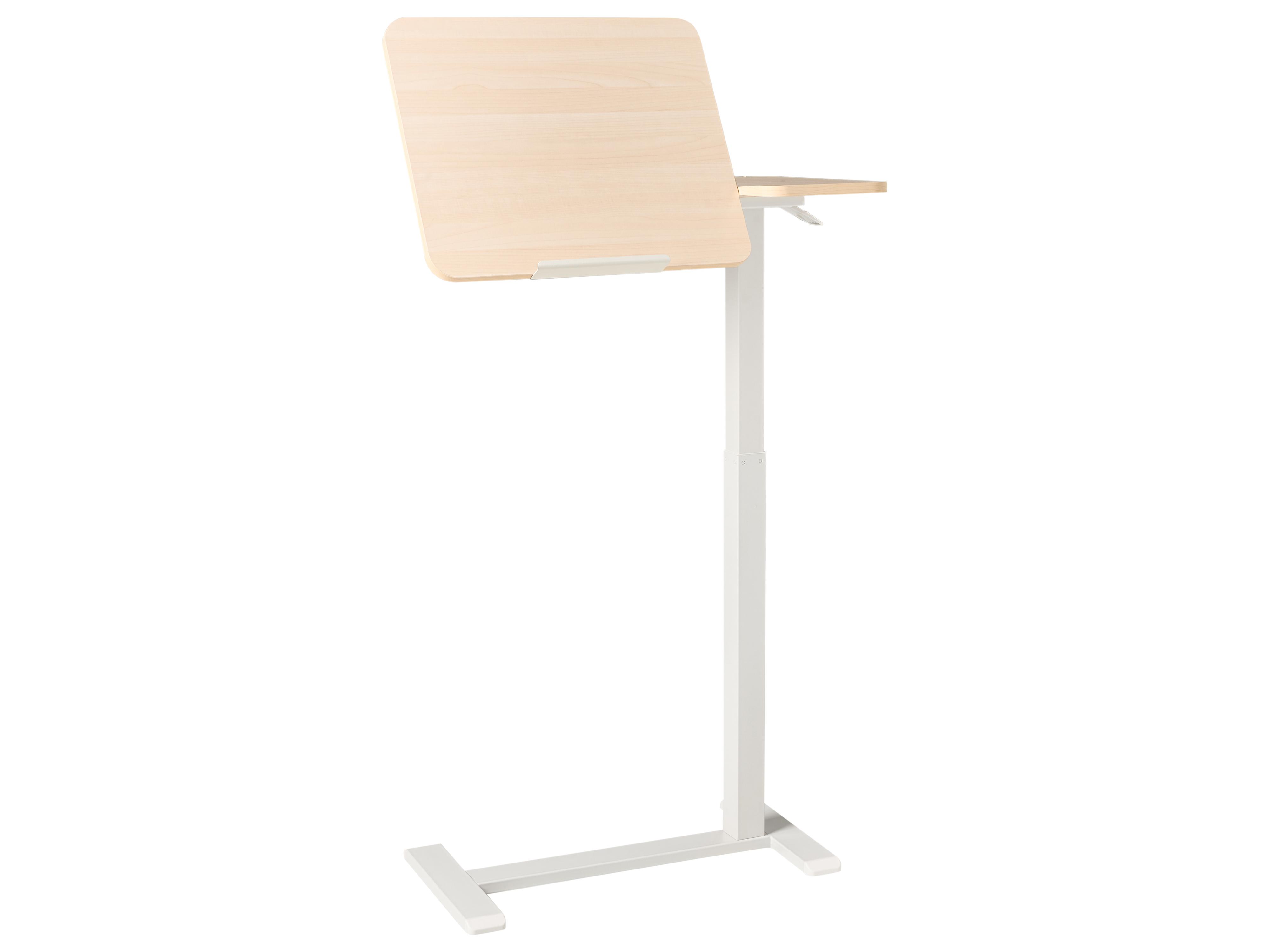 Manual Adjustable Laptop Stand SCHOLA Light Brown/ White 70 cm 40 cm