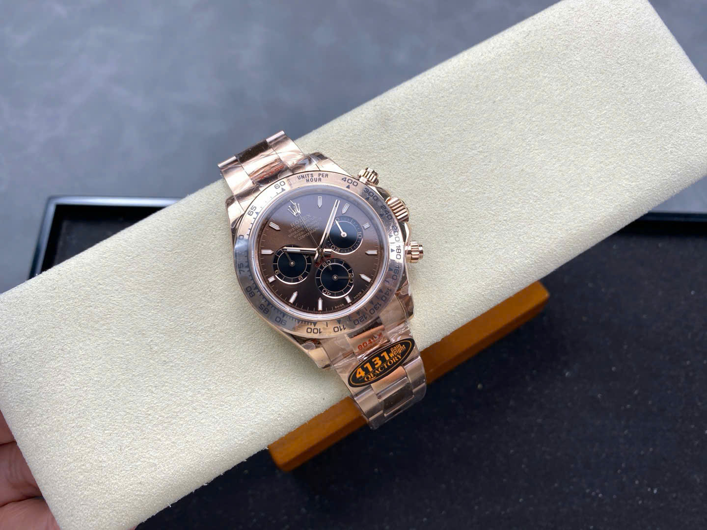 Rolex Daytona 116505 RG Plated Chocolate Dial 40mm Oyster Super Clone