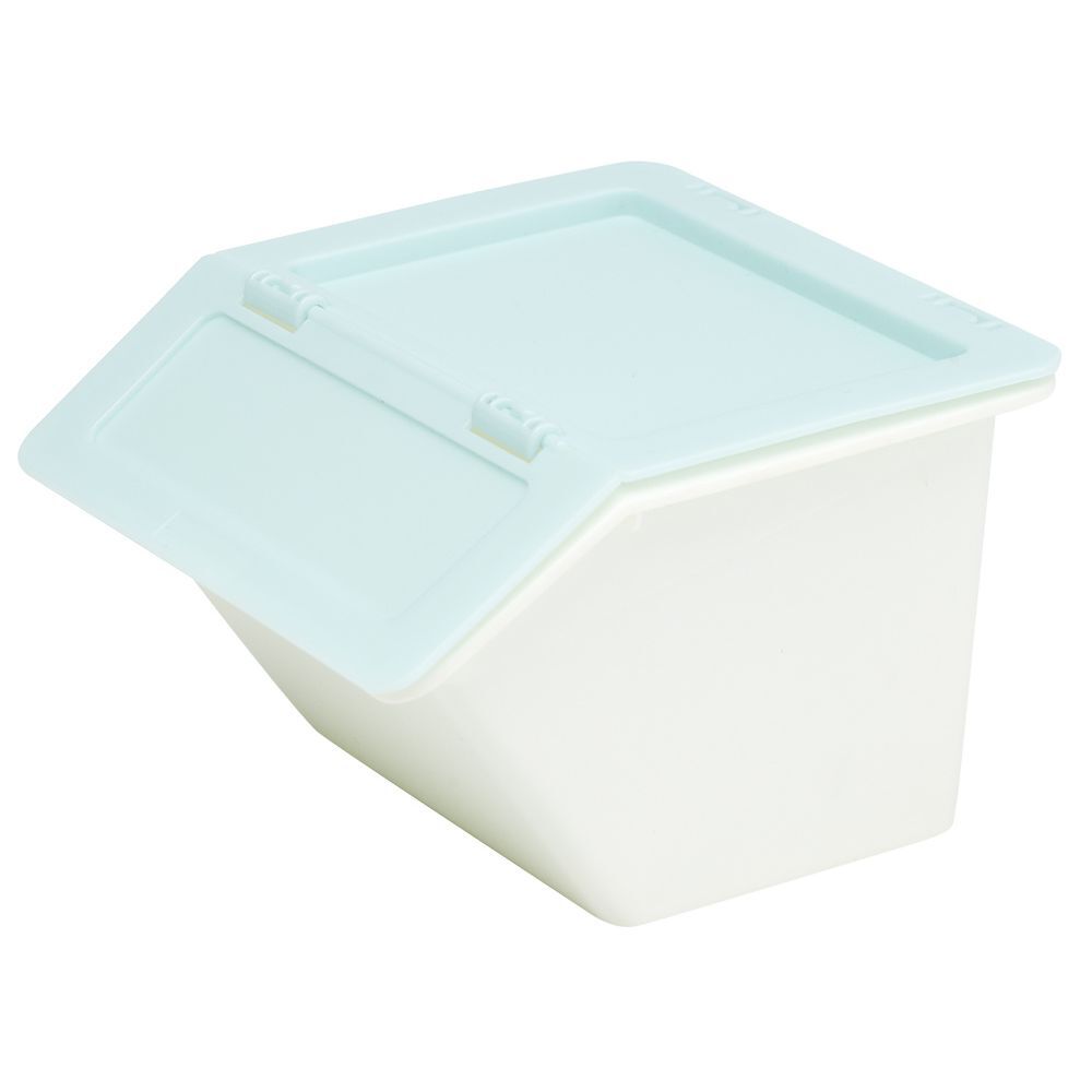 BoÎte de rangement à empilable plastique 10x10xH7,5cm (4 modèles)