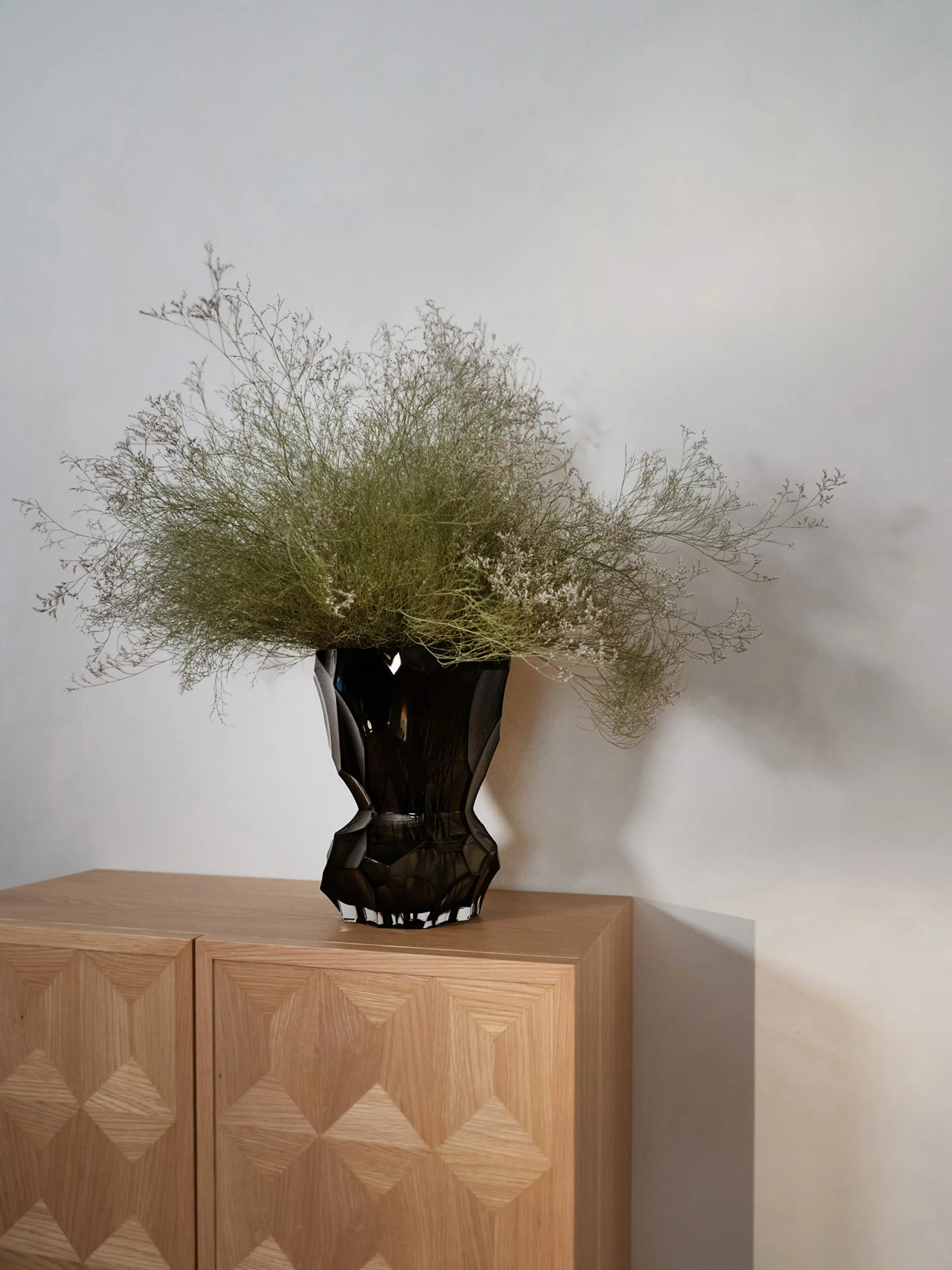 Mundgeblasene Glas-Vase Reflection, H 30 cm