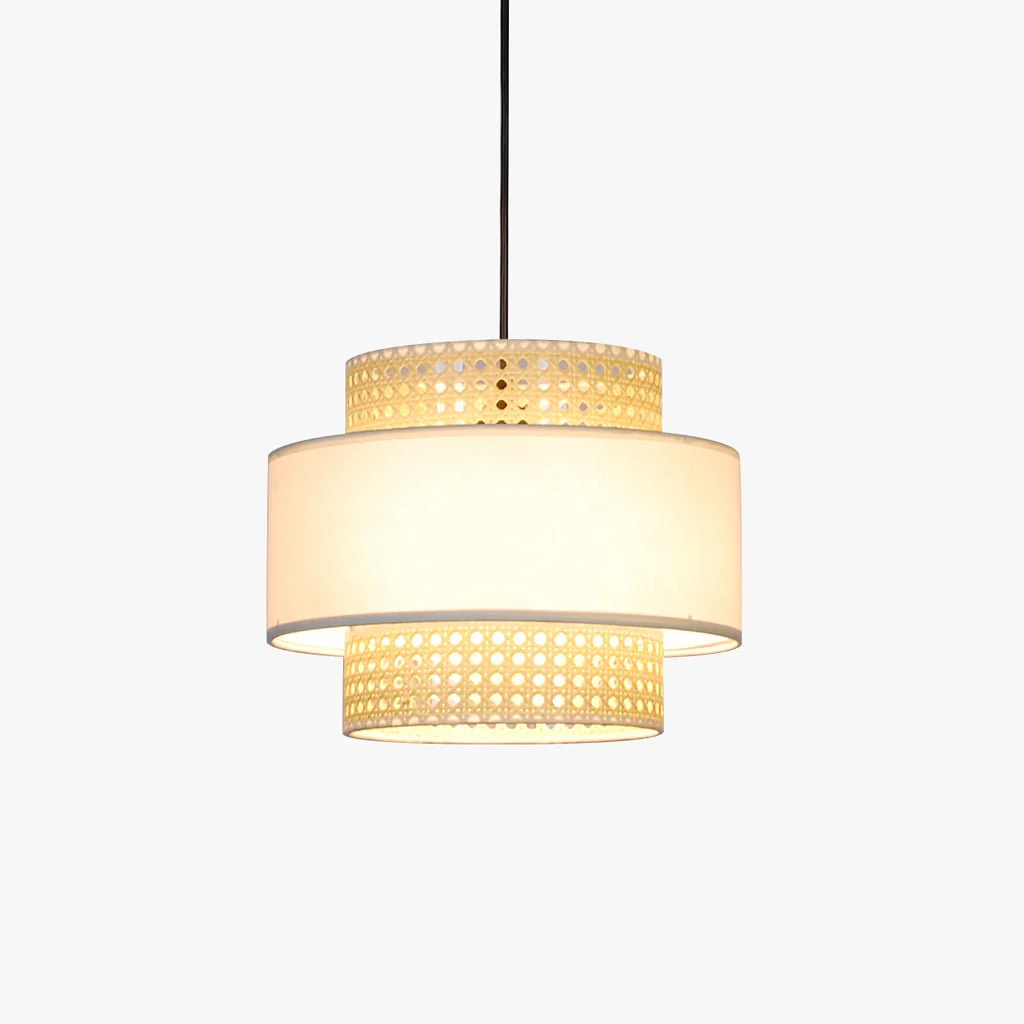 Candeeiro de Teto Natural e Rattan SIERRA