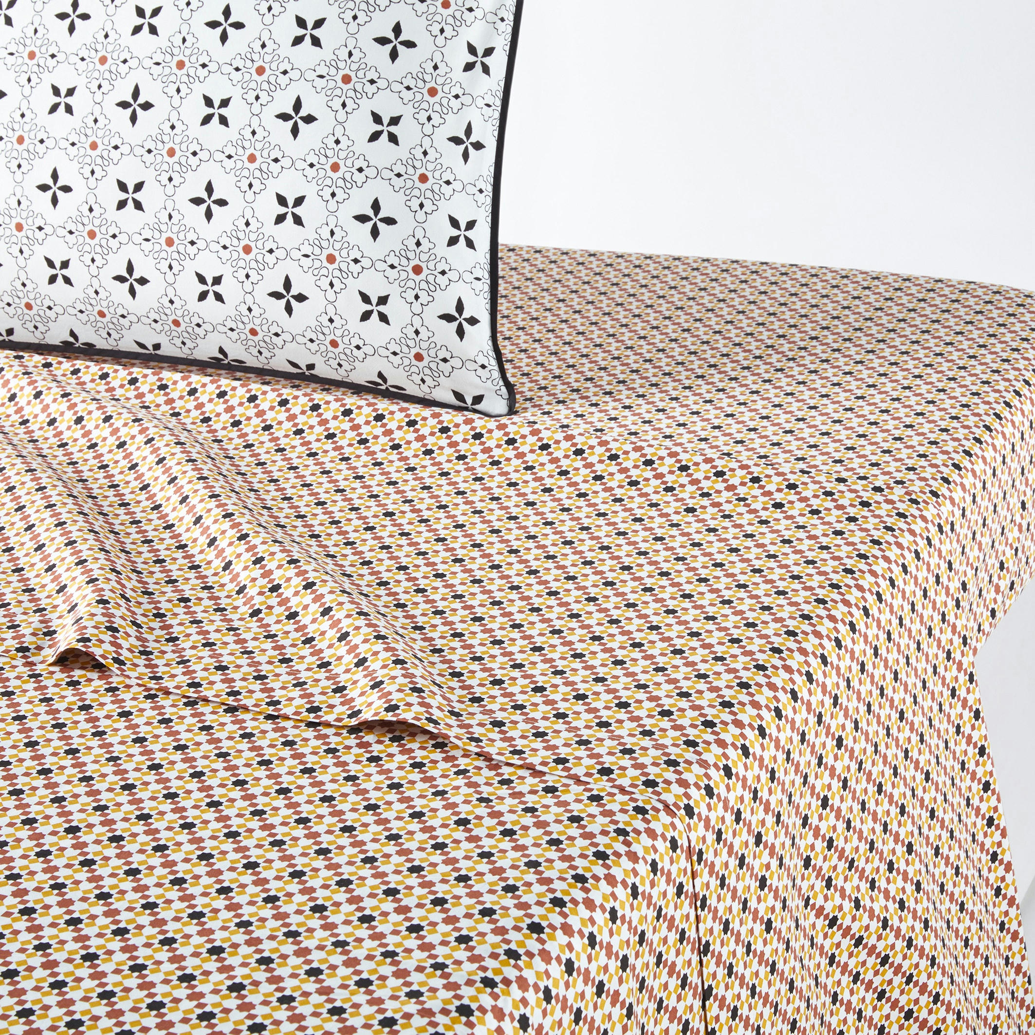 Drap plat pur coton, Teyben
