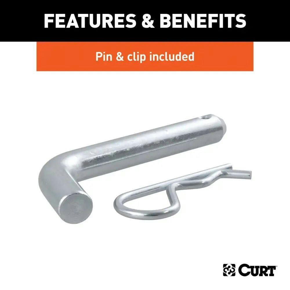 CURT 45034 Loaded Ball Mount with 1-7/8-in Ball, 2-in Shank, 3500-lb, 2-in Drop