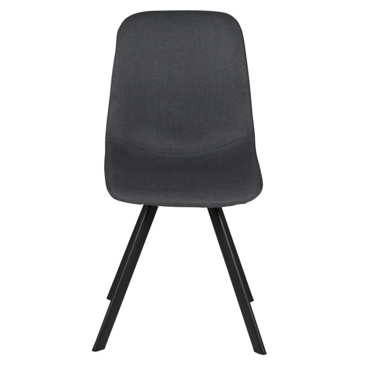 CARL - Chaise en tissu gris