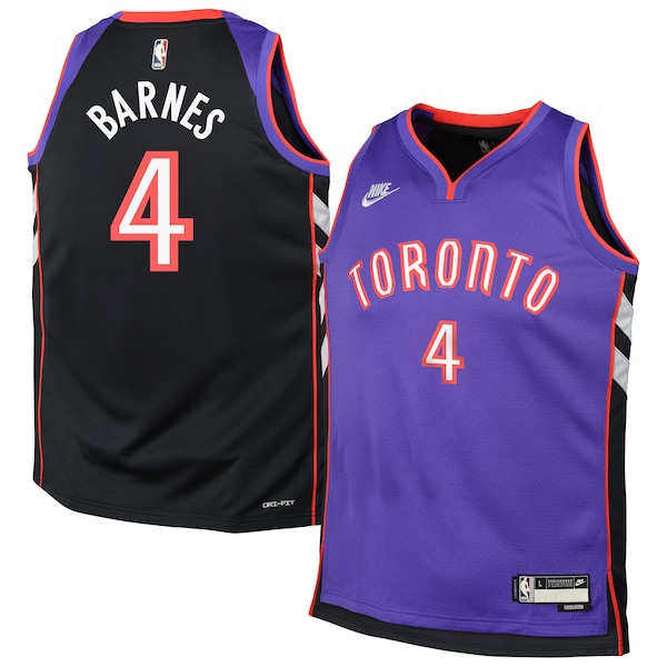 Scottie Barnes Toronto Raptors Nike Youth 2024/25 Swingman Jersey - Purple - Classic Edition
