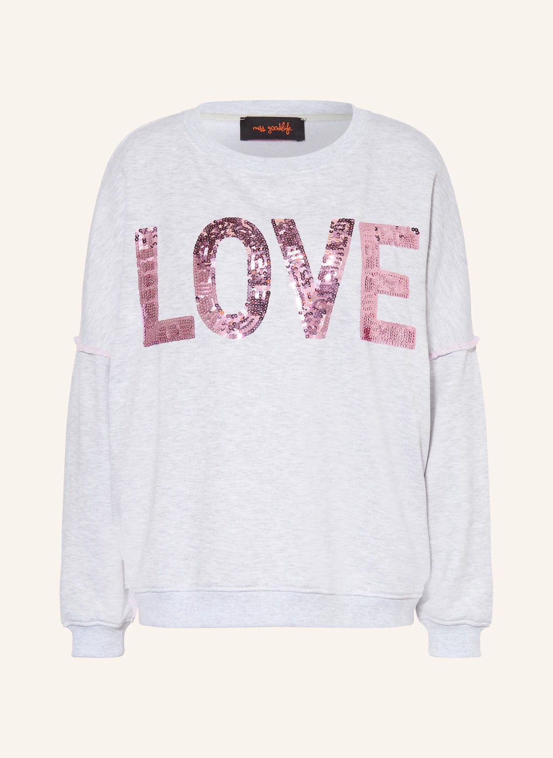 miss goodlife Sweatshirt mit Pailletten