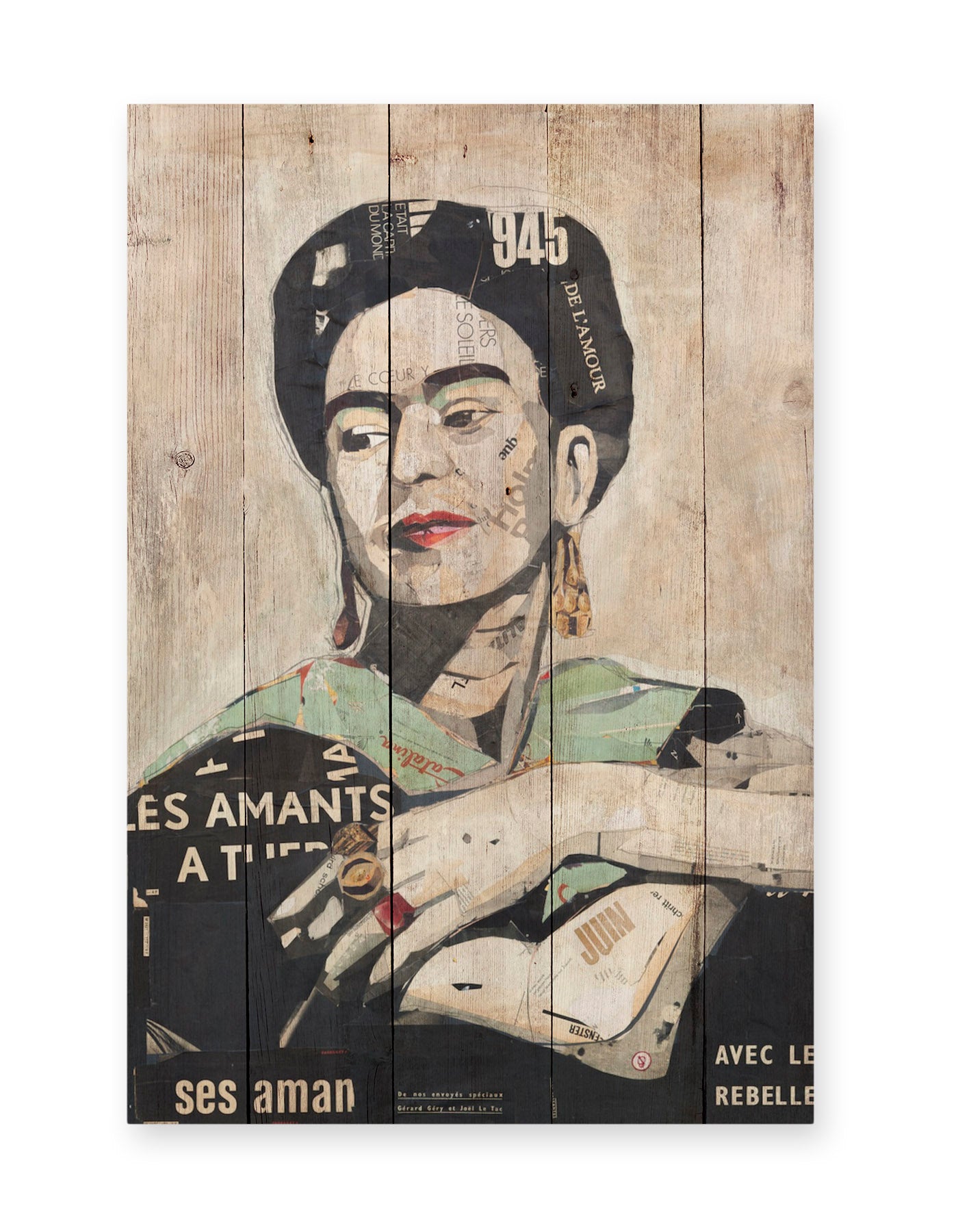 Really Nice Things - Paneel - 60x40 cm - Frida Les Amants