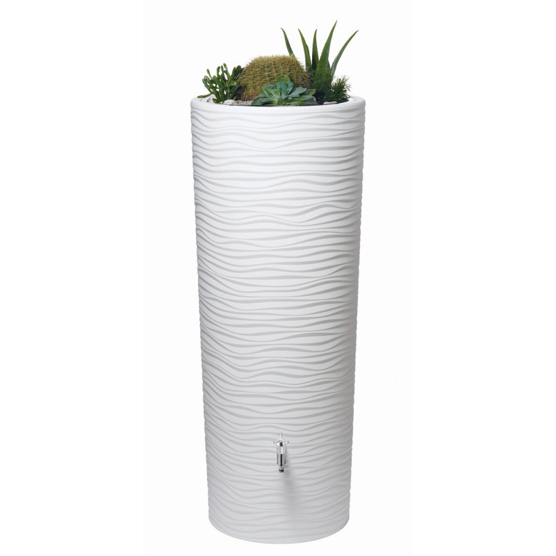 Tonneau à eau de pluie avec bac à plantes Natura Artic 350 L