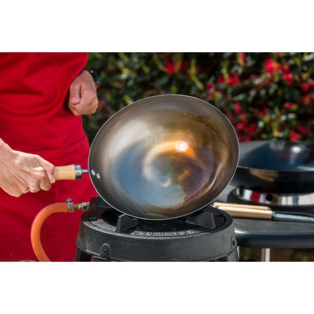 WOKPANNE HOT WOK STÅL Ø30CM