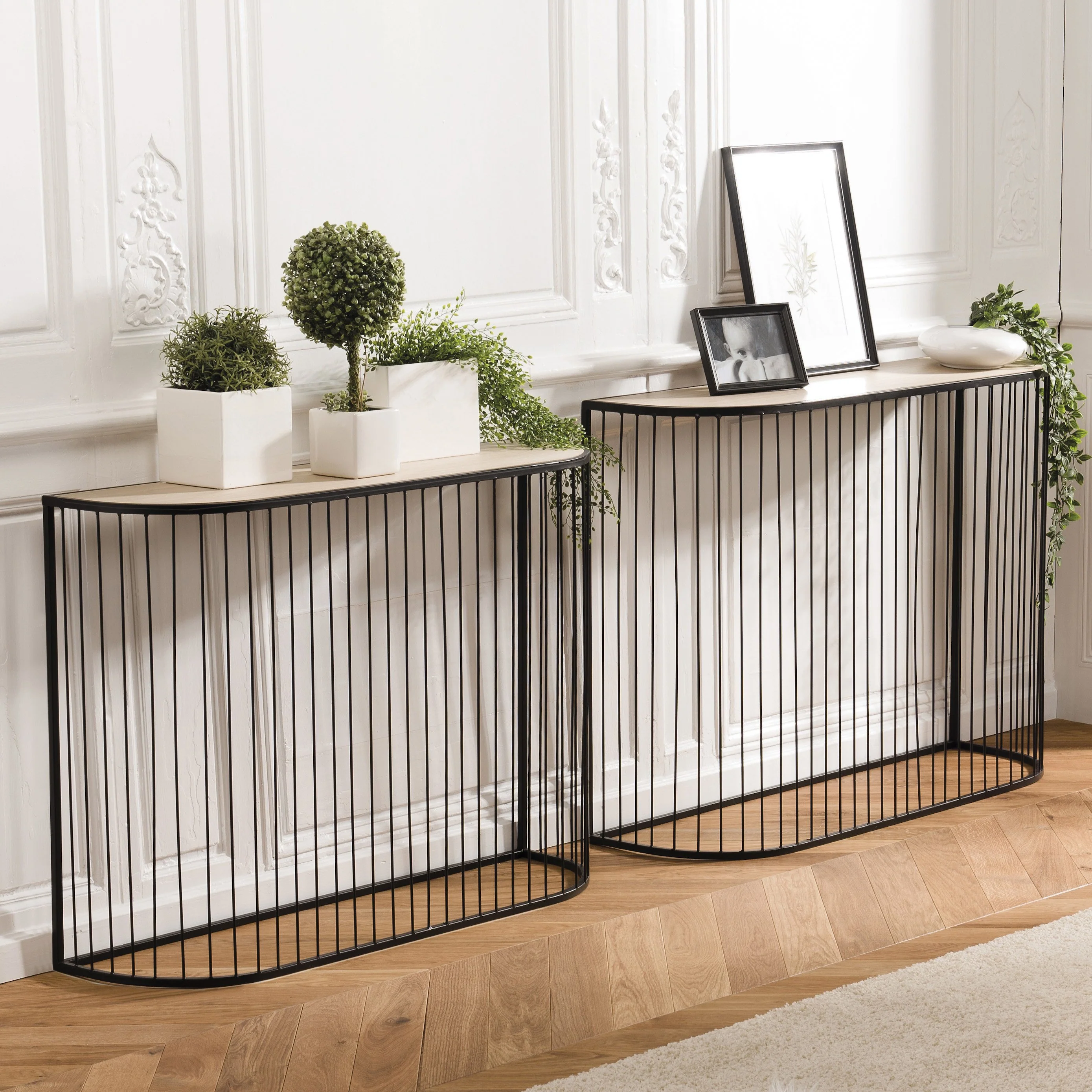 Set van 2 wandtafels Theodore