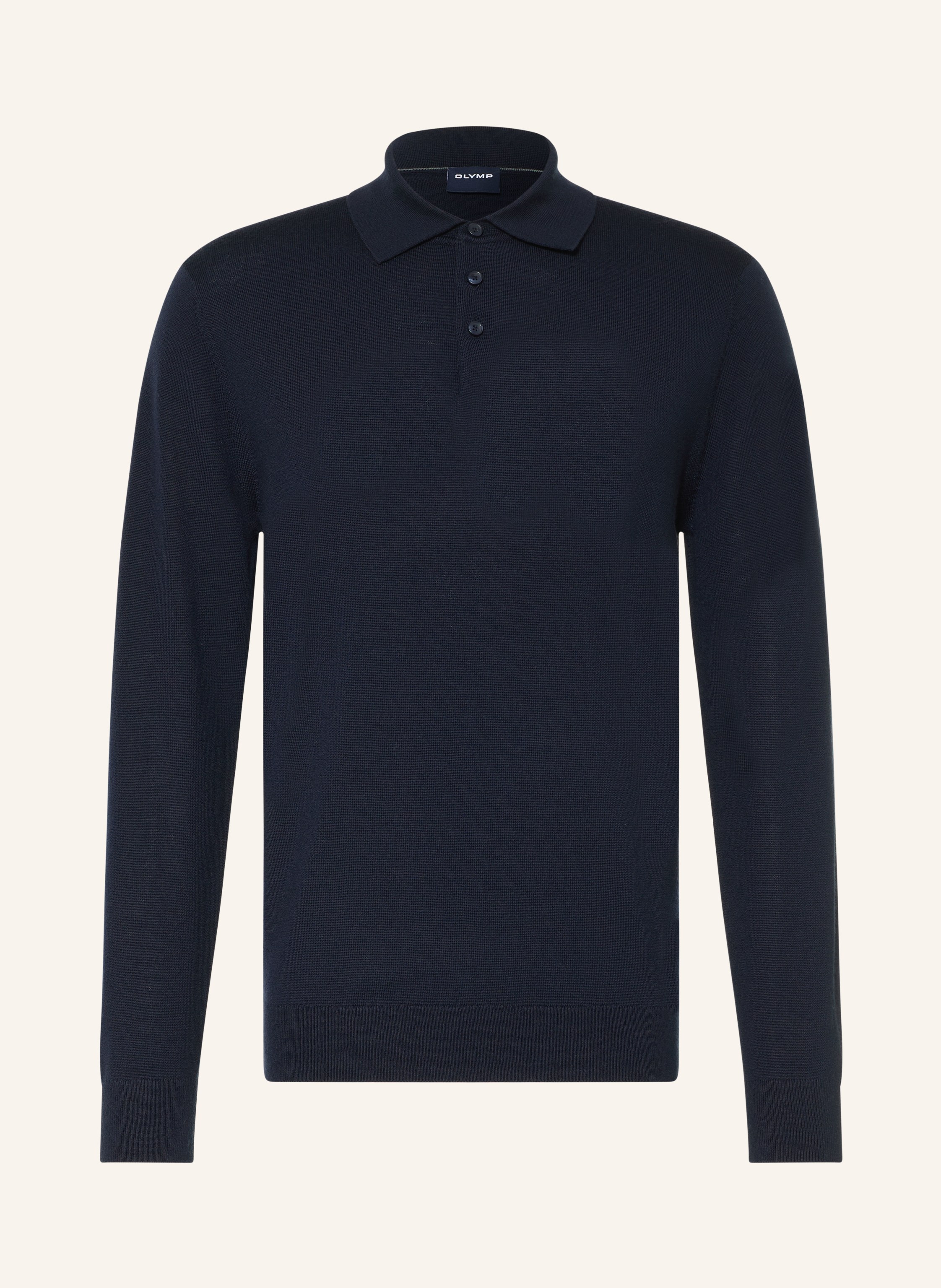 OLYMP Strick-Poloshirt