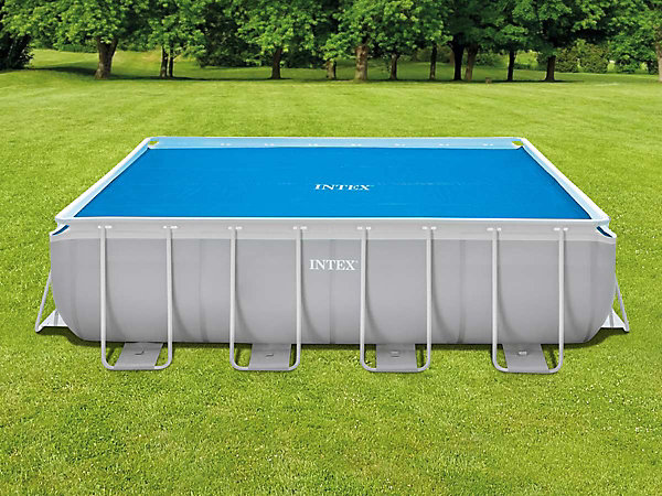 Bâche à bulles rectangulaire 4 x 2m bleu - Intex