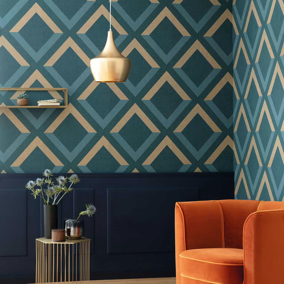 - Tapisserie murale Rhombus 0,53x10 mètrescm