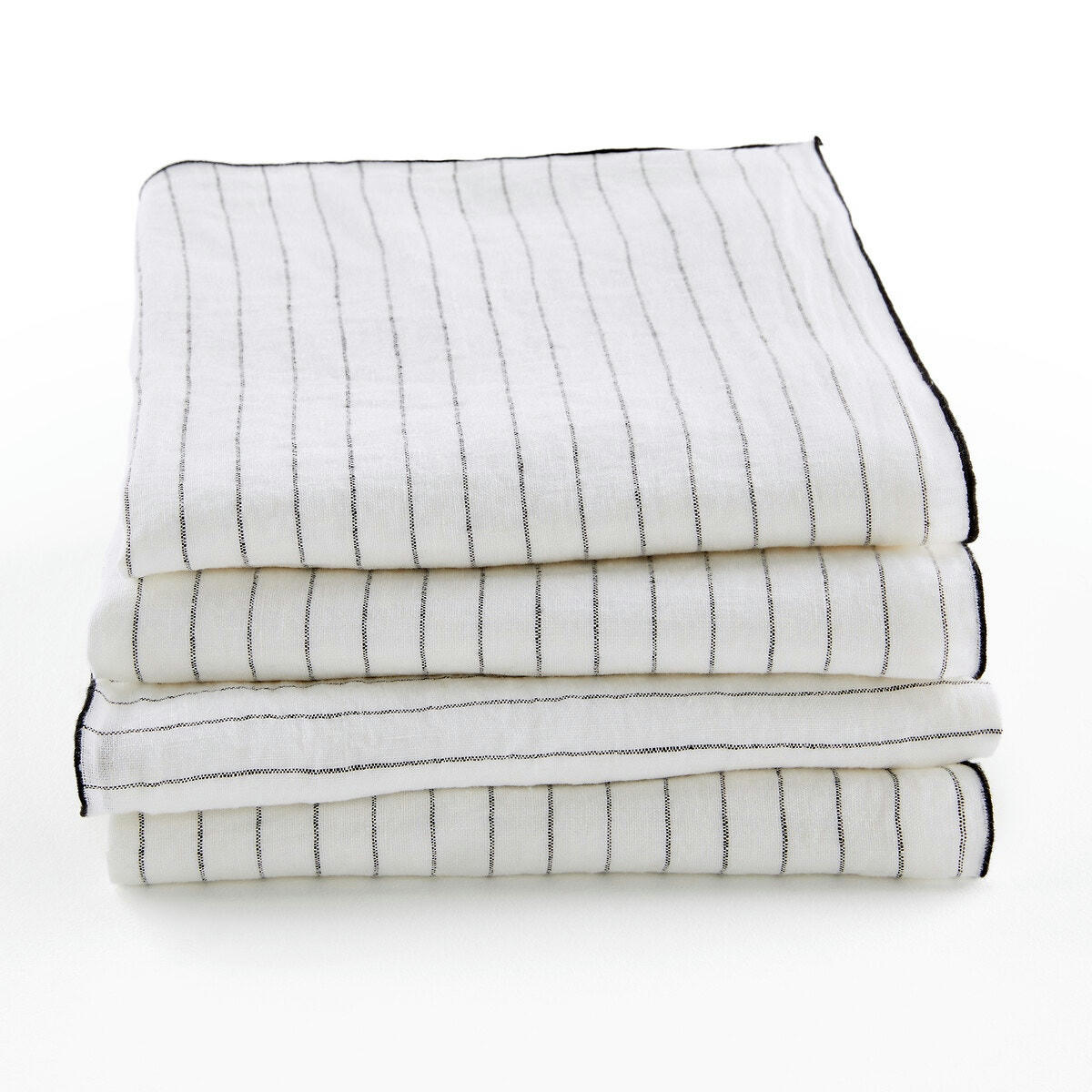 Lot de 4 serviettes de table lin lavé , Victorine