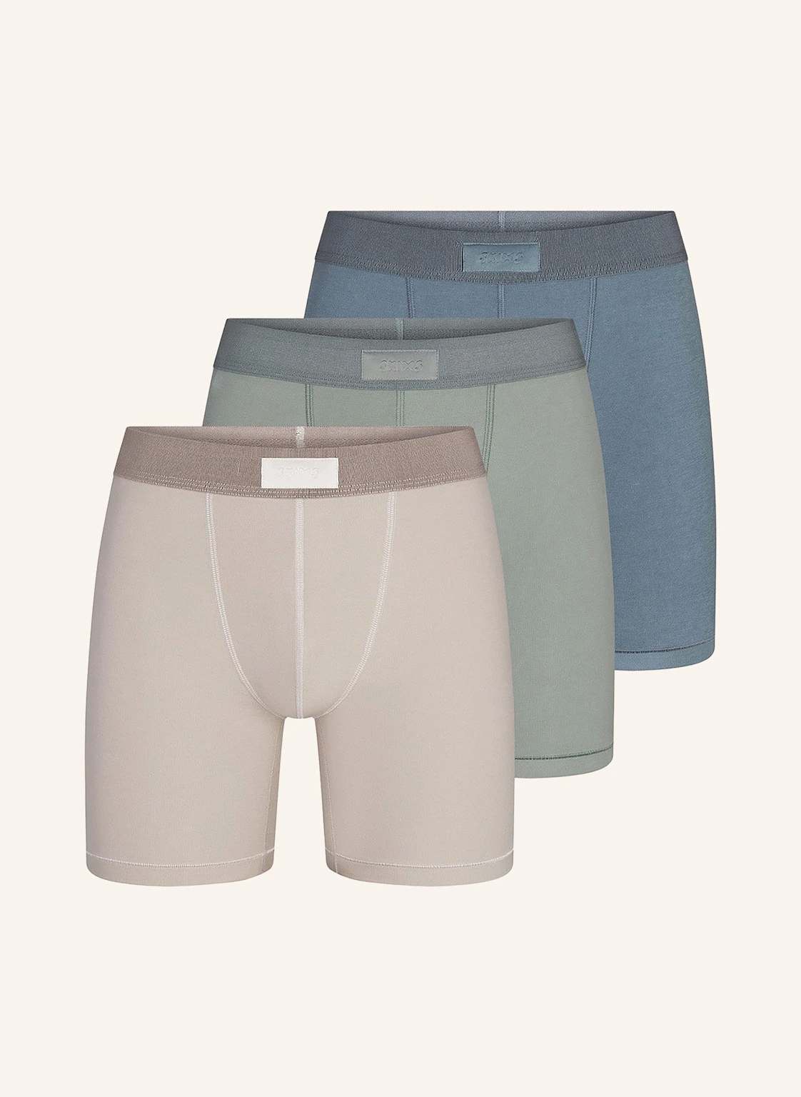 SKIMS 3er-Pack Boxershorts SKIMS COTTON