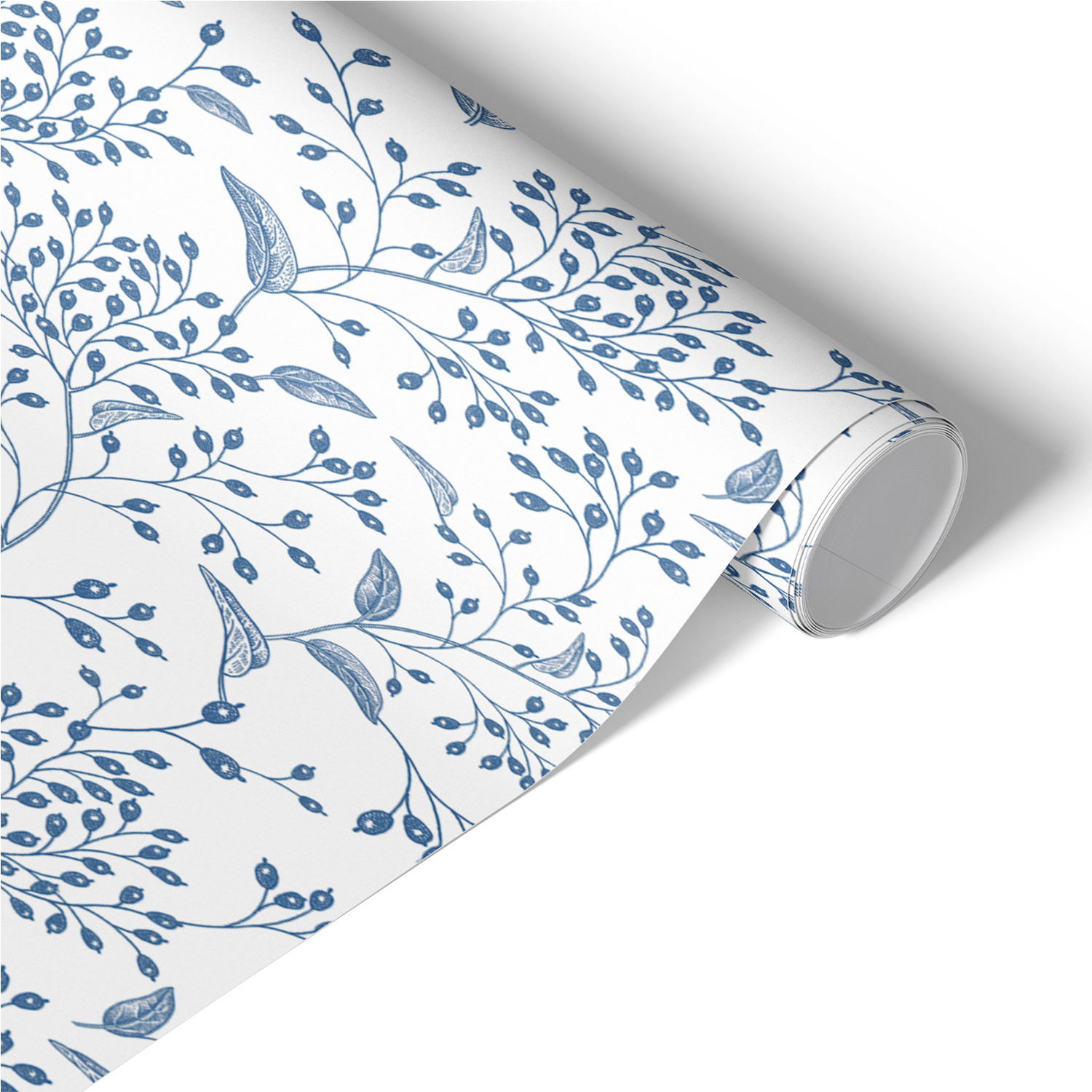 Folia meblowa Roślinne gałązki 50x100 Okleina samoprzylepna Laminat