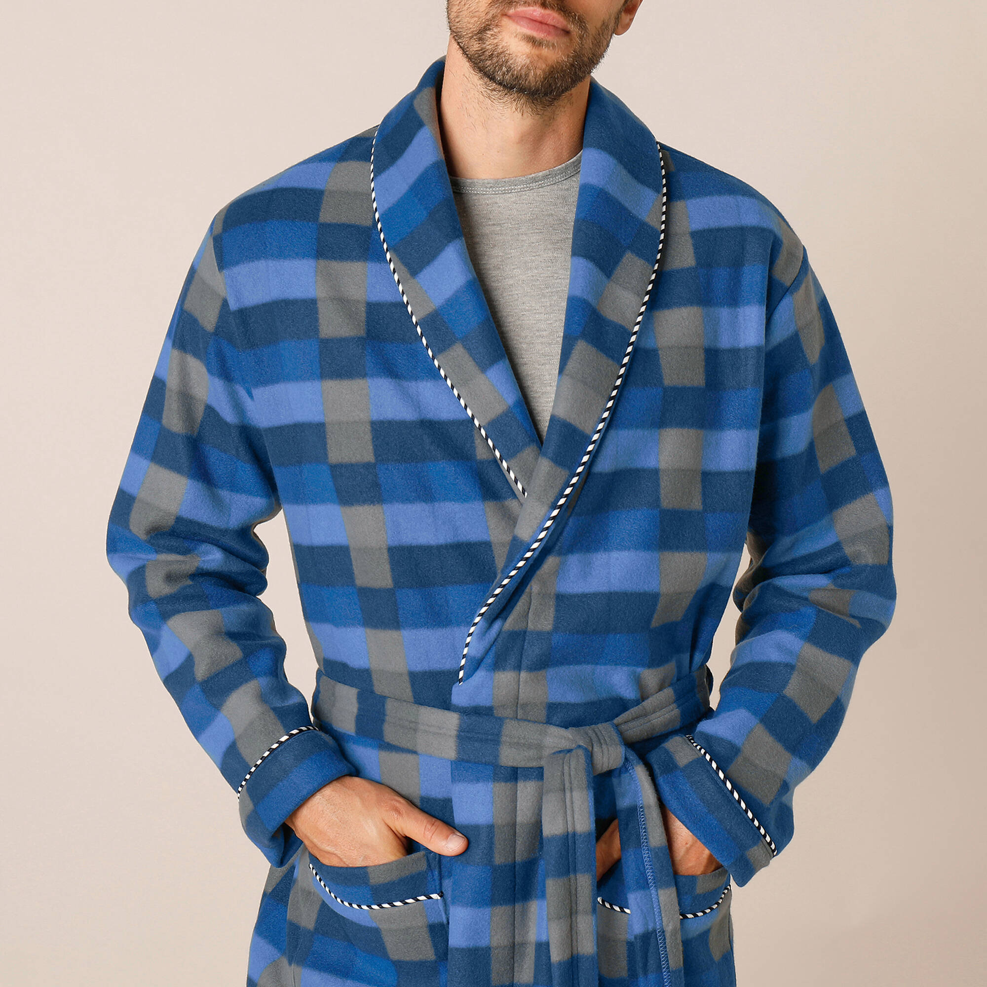 Robe de chambre maille polaire