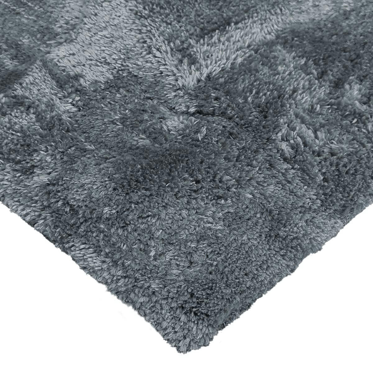 SAUVAGE - Tapis à poils longs extra-doux gris clair 120x160