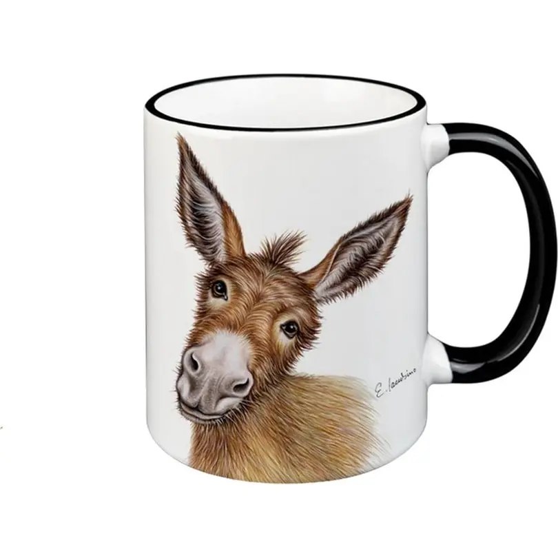 Tasse 12er-Set Esel