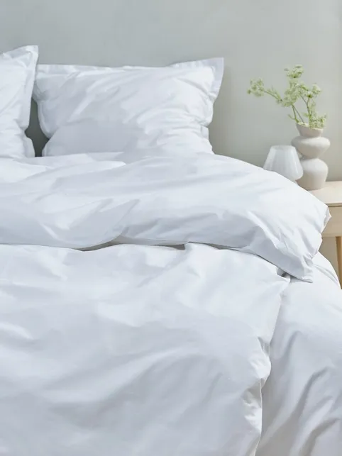 Sengetøj HILDE percale 140x220 hvid