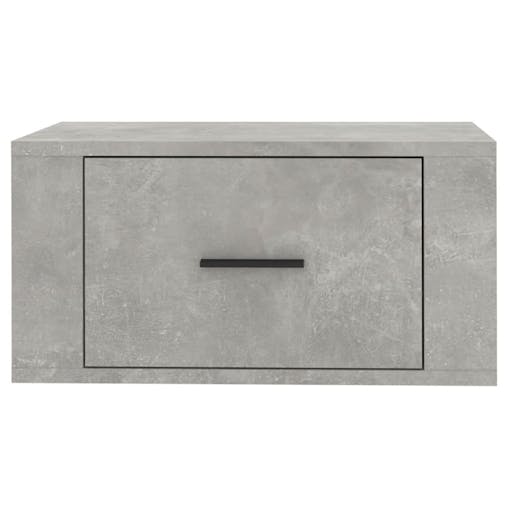 NNEVL Wall-mounted Bedside Cabinets 2 pcs Concrete Grey 50x36x25 cm