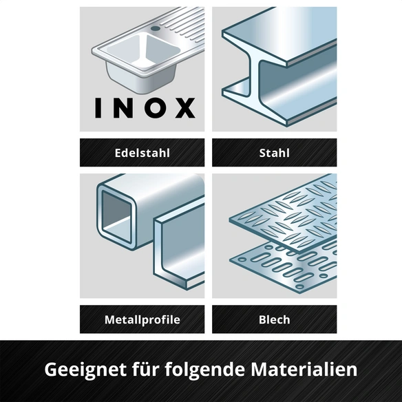 Schleifpapier, 10Trenn dünnSparP. Dose125x1,0