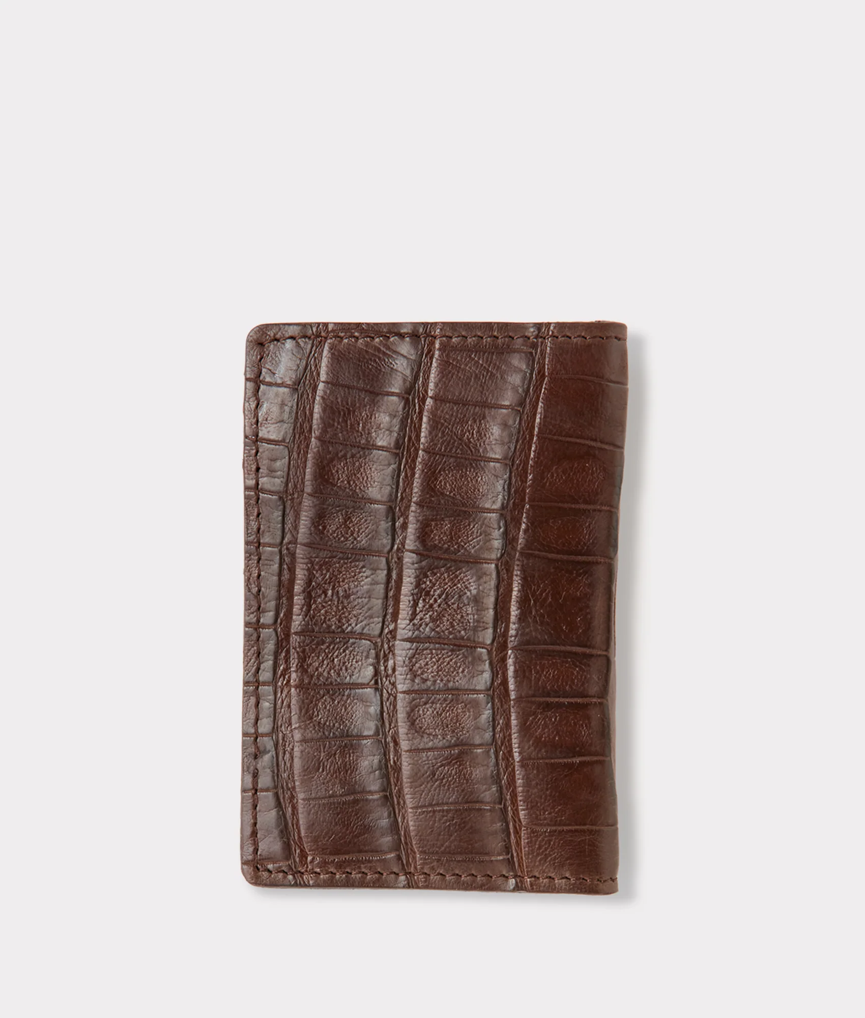 Bifold Wallet – Crocodile - Sienna