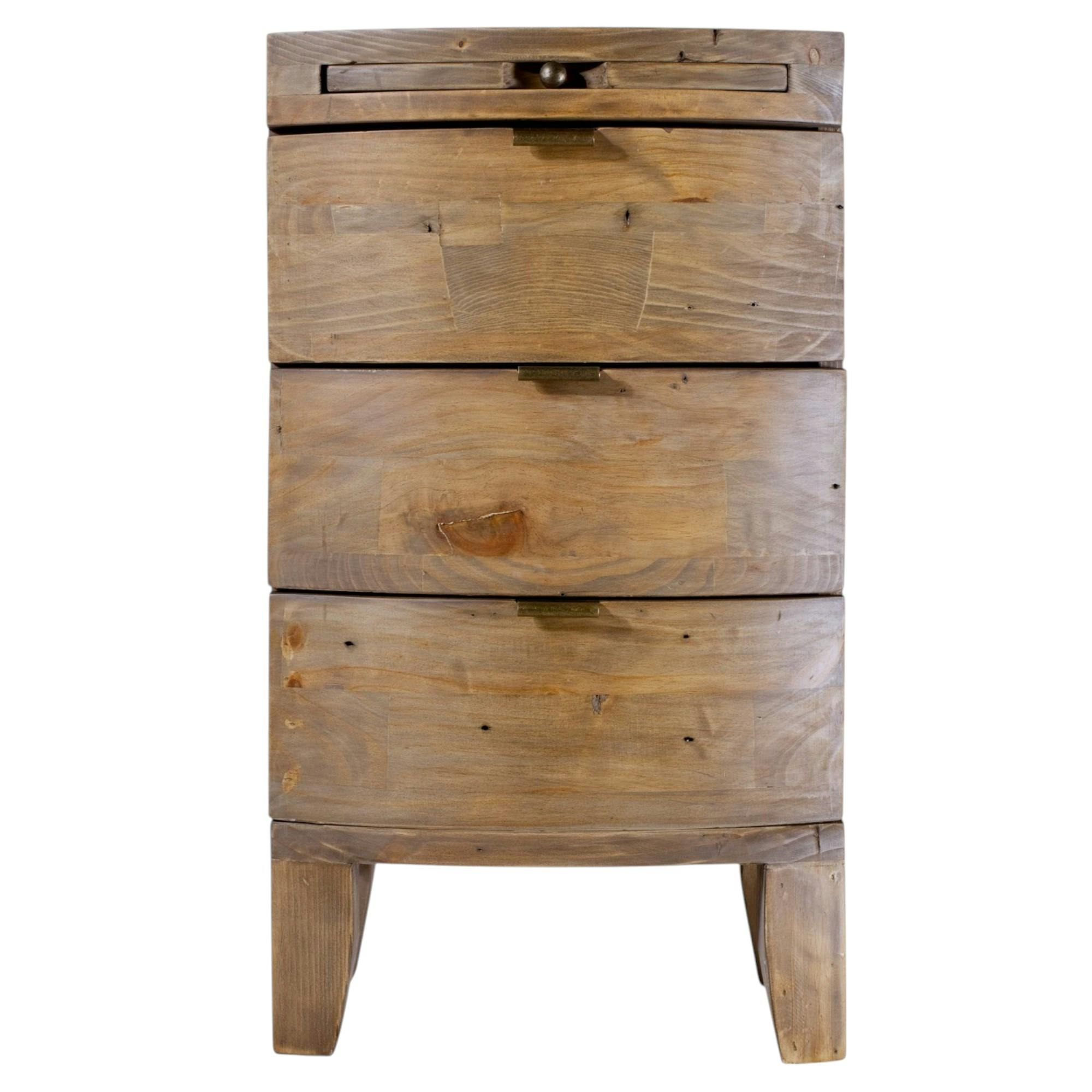 Table de chevet en bois recyclé BELFAST