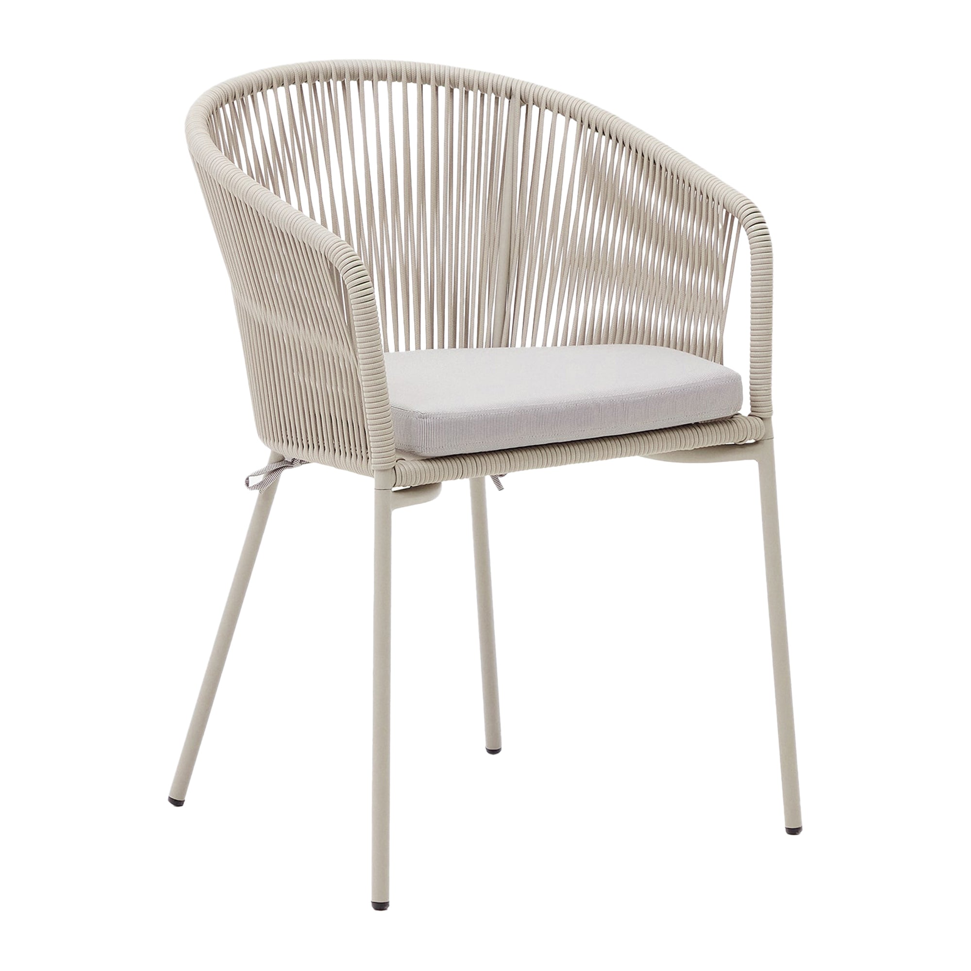 Kave Home Yanet Tuinstoel - Ecru