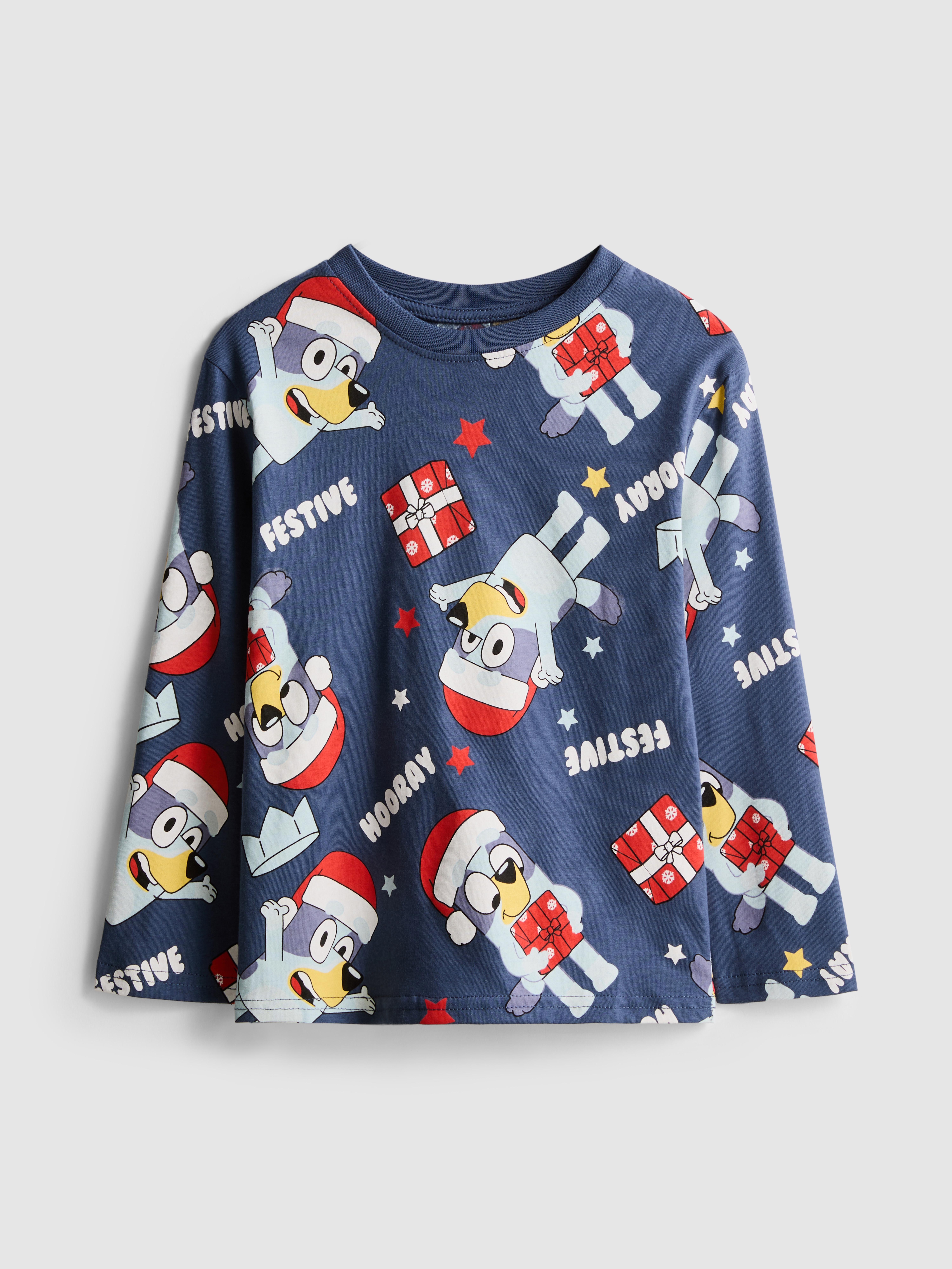 1.5-7yrs | Bluey Christmas Long Sleeve T-Shirt