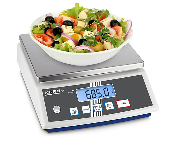 Balance de table FCF - Kern - Gris - l34.5- L0.1- P27- h10.6- Plastique