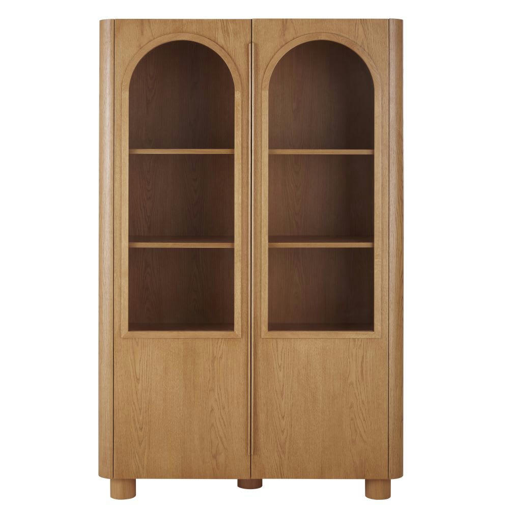 Alegro - Vitrine 2 portes en verre trempé