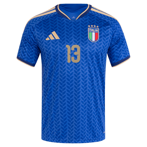 Riccardo Calafiori Italy National Team adidas 2026 Home Replica Jersey - Blue