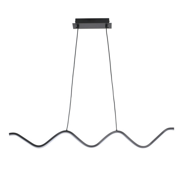 Lampa wisząca ZIGZAG LED czarna 90 cm