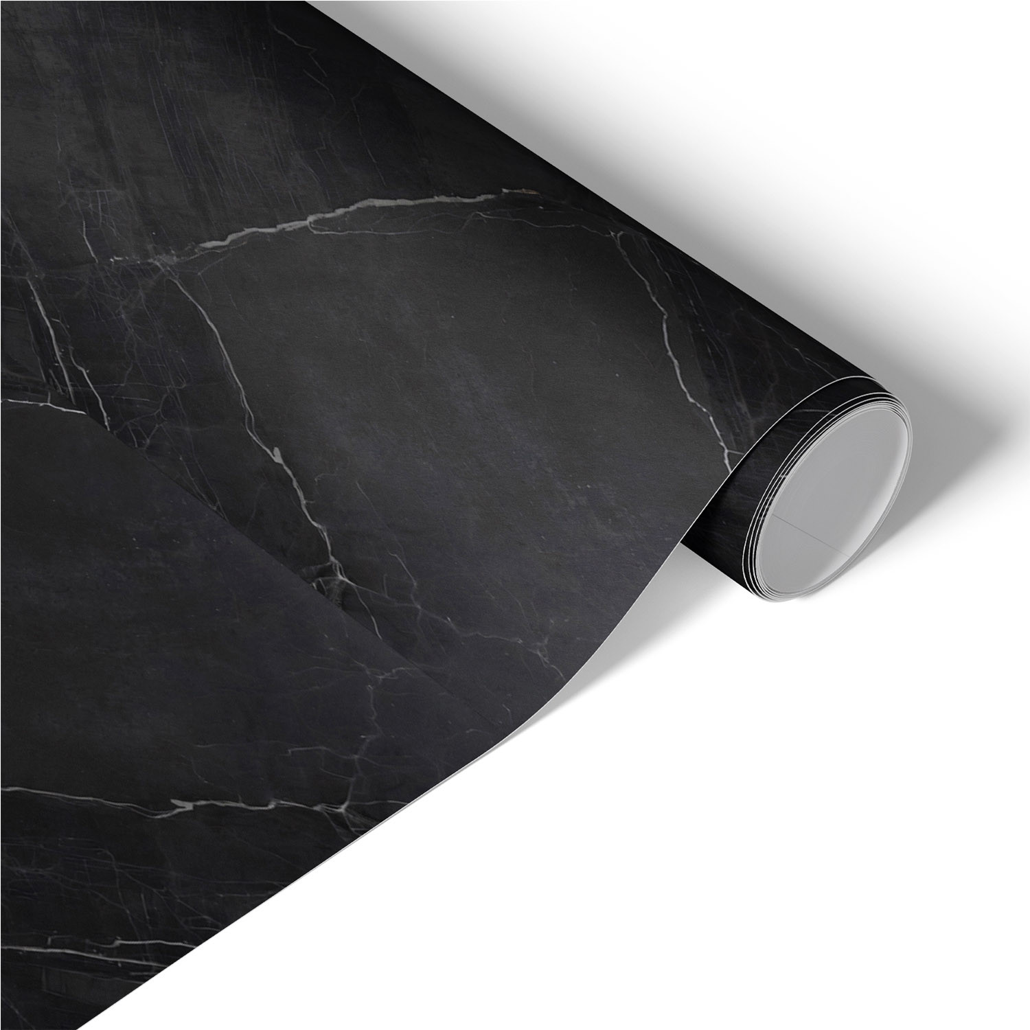 Okleina na meble Ciemny marmur 50x100 Folia samoprzylepna Blat Mat