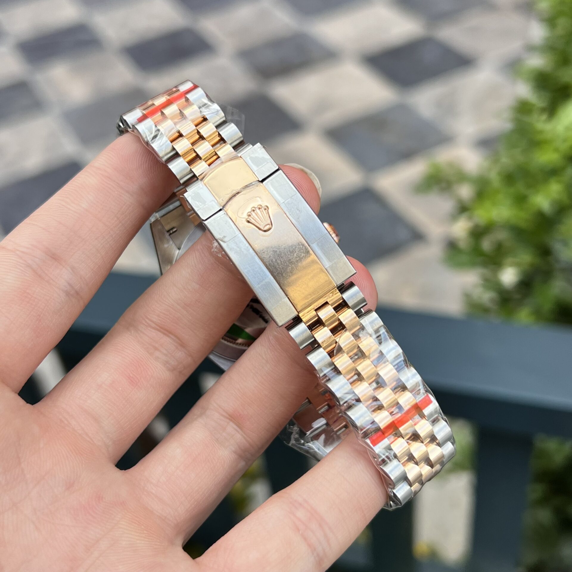 Rolex Datejust SS/RG Plated Chocolate Dial 36mm Jub Super Clone
