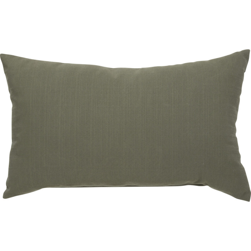 Coussin déperlant Koraï vert laurier 50 x 30 cm