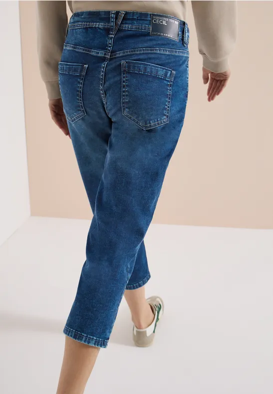 3/4 Slim Leg Jeans im Casual Fit