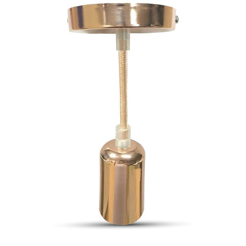 Lampa sufitowa mosiężno-złota VT-7448 1xE27x60W wym: 20x4x4 cm V-TAC