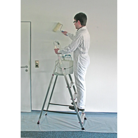 Stufen-Stehleiter »CORDA«, 5 Sprossen, Aluminium