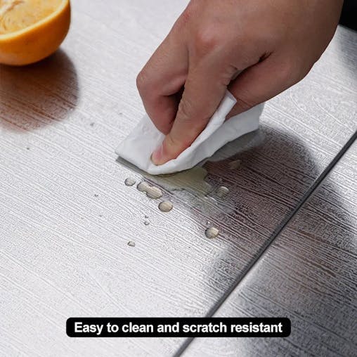 NNEOBA Folding Stainless Steel Camping Table Heat-Resistant Silver