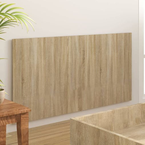 NNEVL Bed Headboard Sonoma Oak 160x1.5x80 cm Engineered Wood