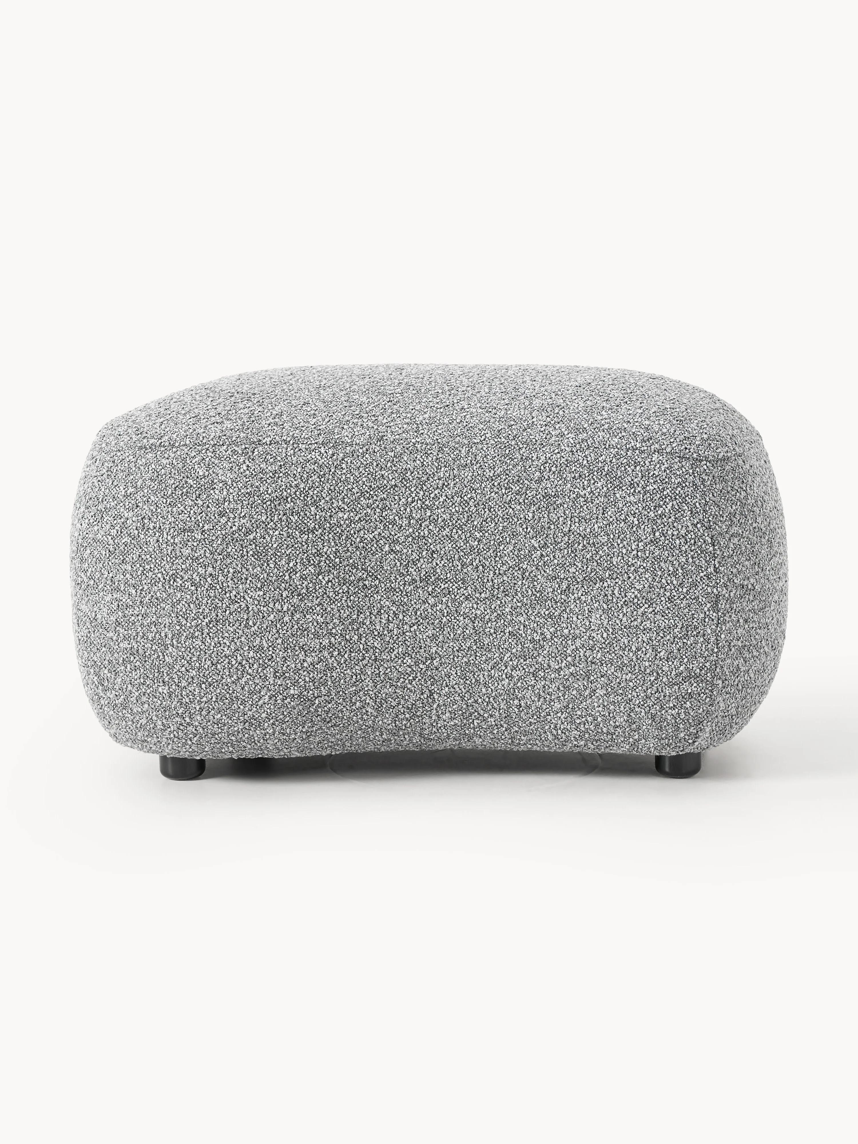 Bouclé-Sofa-Hocker Alba