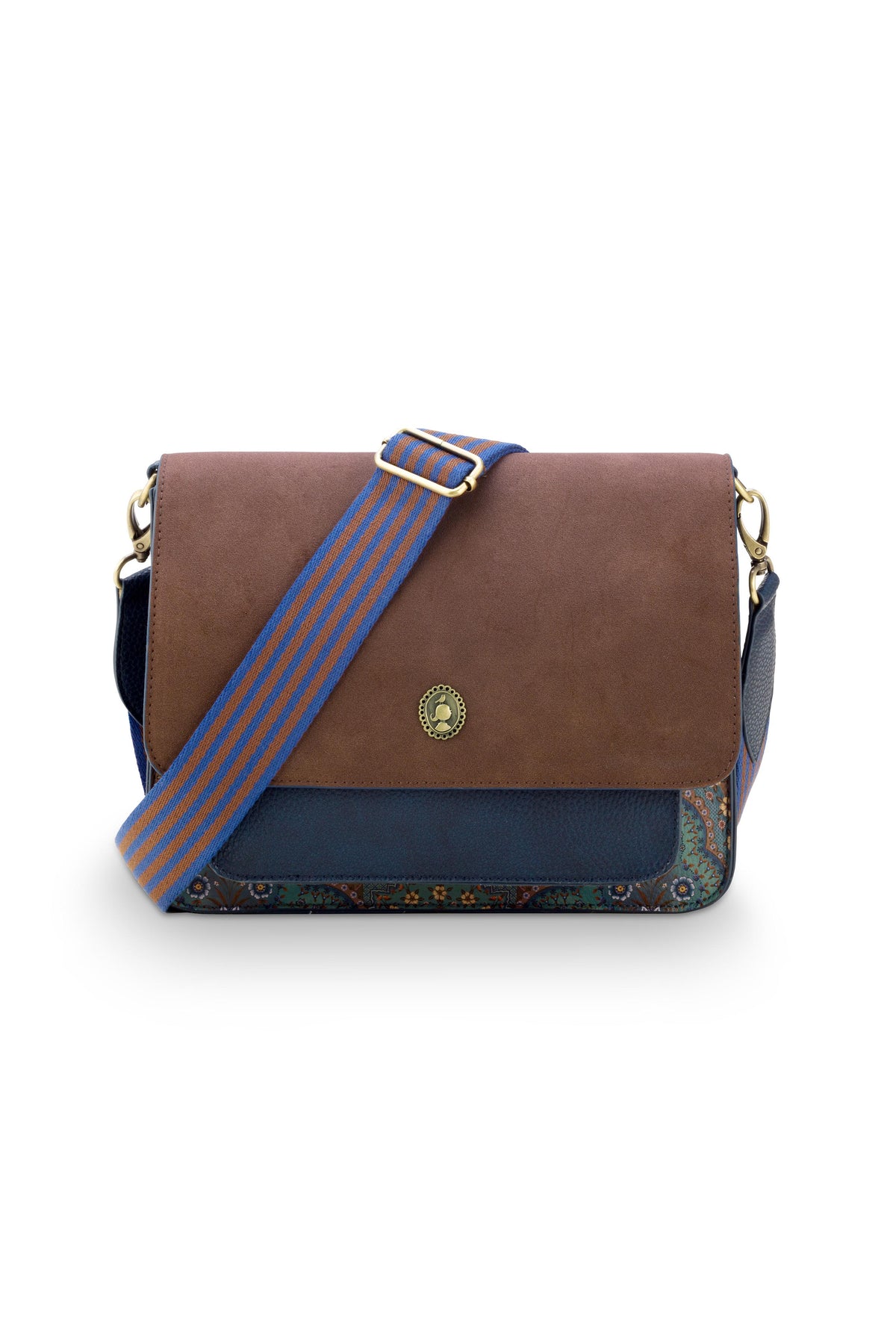 Pip Studio - Fenna Crossbody Tas Dames - Jabali - Blauw - 25x7x20cm