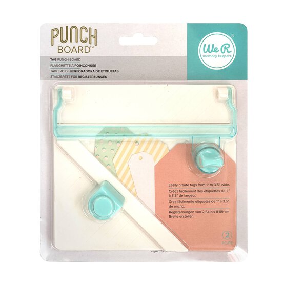 We R Makers Tag Punch Board
